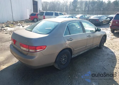 2003 Honda Accord 2.4 Lx from USA, damaged, VIN 1HGCM55323A136728
